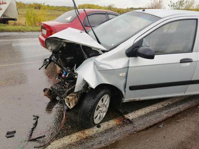 Четыре человека пострадали в ДТП на мокрой дороге под Челябинском