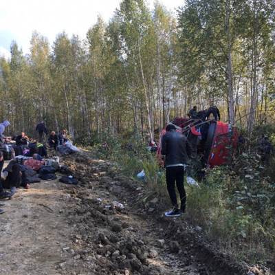 Медики госпитализировали 15 человек после ДТП с автобусом под Хабаровском