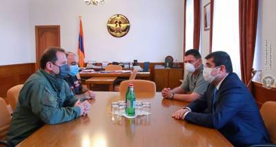Президент Нагорного Карабаха и министр обороны Армении провели встречу