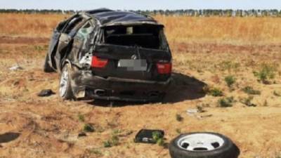 Пассажирка погибла при опрокидывании машины в Волгоградской области