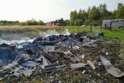 На пожаре в Ясногорском районе погиб мужчина