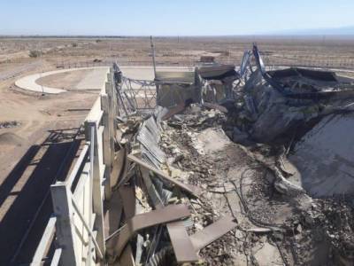 В Казахстане рухнул строящийся спортивный комплекс