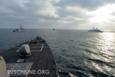 Первое противостояние в Чёрном море: Корабли и авиация НАТО пытаются оттеснить российский флот от Крыма
