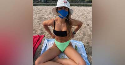 Блогер пришла на пляж в маске и возмутила Сеть