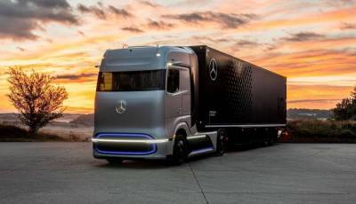 Mercedes представила грузовик на водороде с запасом хода 1 тыс. километров