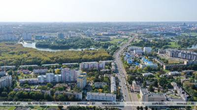 ФОТОФАКТ: Центральный район города Минска с высоты птичьего полета