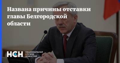 Названа причины отставки главы Белгородской области
