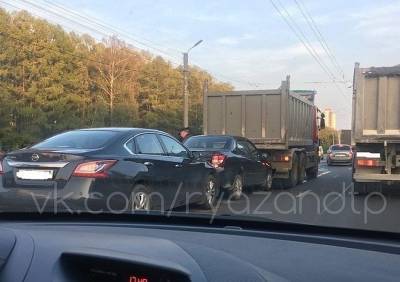 Из-за массового ДТП на Московском шоссе собралась пробка