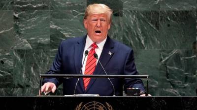 На Генассамблее ООН Трамп хвастался переговорами на Ближнем Востоке и ругал Китай