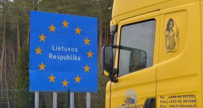 Литва ищет объездные пути для грузоперевозчиков на случай закрытия границы Беларуси