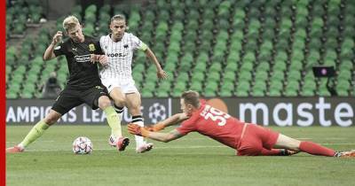 «Краснодар» сделал первый шаг в Лигу Чемпионов УЕФА