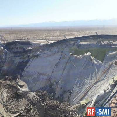 На юго-востоке Казахстана рухнул строящийся спорткомплекс за $2,6 млн.