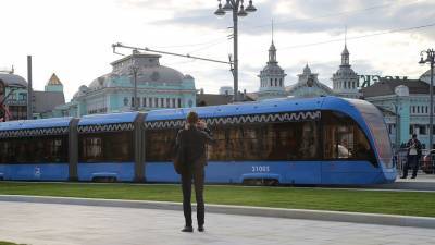 Трамвай насмерть сбил пешехода на востоке Москвы