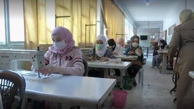 Сирийские школьники организовали массовое производство защитных масок