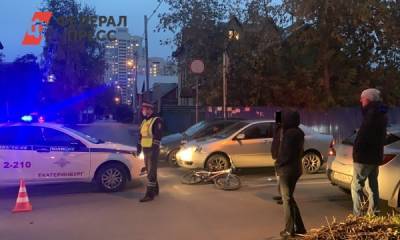 В Екатеринбурге автомобилистка сбила ребенка на велосипеде