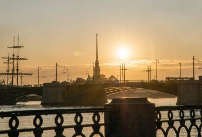 В Петербурге 23 сентября ожидается тёплая и солнечная погода