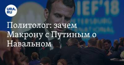 Политолог: зачем Макрону раскрывать беседу с Путиным о Навальном
