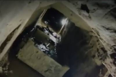 Опубликовано видео тоннеля, который прорыли сбежавшие из колонии в Дагестане осужденные