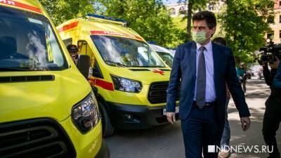 За время пандемии Екатеринбург получил 59 машин скорой помощи