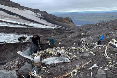 Врезавшийся в ледник самолет оттаял через 76 лет