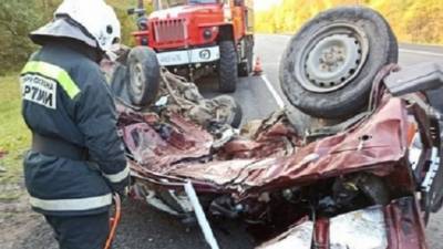 Водитель ВАЗа погиб в ДТП в Олонецком районе Карелии