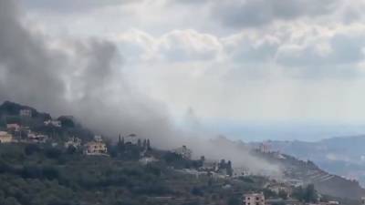 Сильный взрыв на складе оружия в Ливане