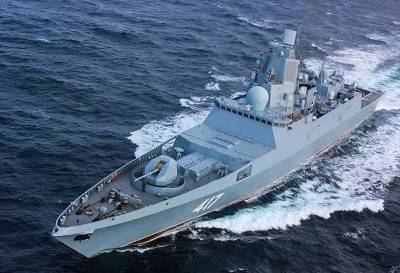 Российский фрегат «Адмирал Горшков» на учениях в море подвергнется «химатаке»