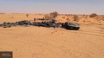 Последствия аварийной посадки вертолета в ливийской Джуфре попали на фото