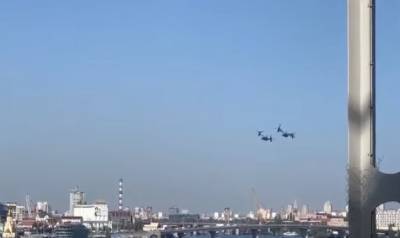 Над Киевом заметили военную авиацию США: впечатляющее видео