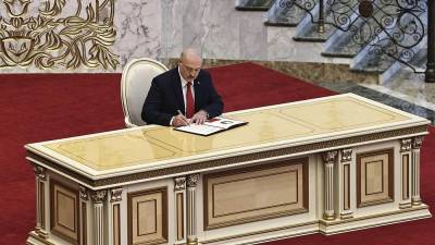 Европейские страны осуждают тайную инаугурацию Лукашенко