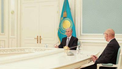 Касым-Жомарт Токаев обсудил с Сумой Чакрабарти вопросы экономического развития страны