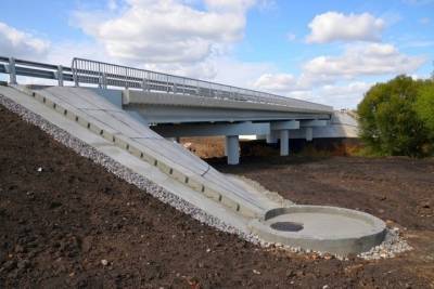 Мост через реку Лапоток в Рязанской области открыли после капремонта