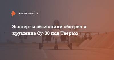 Эксперты объяснили обстрел и крушение Су-30 под Тверью