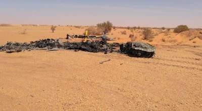 Специалисты определили модель экстренно приземлившегося в Ливии вертолета