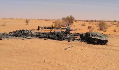 Российские СМИ опубликовали фотофейки об упавшем в Ливии вертолете
