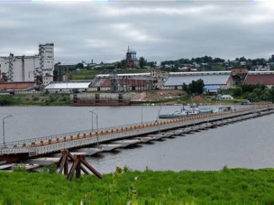 В Бирске закрыли понтонный мост