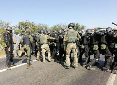 Военные с бойцами Нацгвардии отбили попытку прорыва через границу в Одесской области: кадры