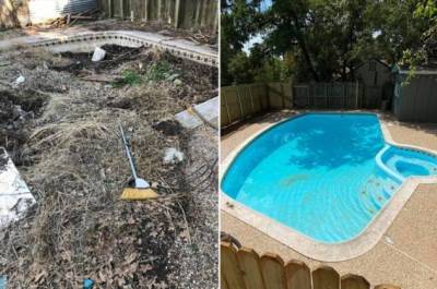 Дом с секретом, или Как дождь помог обнаружить роскошный бассейн в заброшенном дворе