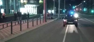 Ночью в Петрозаводске погиб мотоциклист (ВИДЕО)