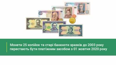 С 1 октября Нацбанк изымет из оборота банкноты и монеты 2003 года: где их обменять