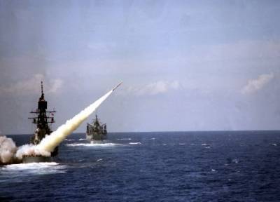 В Черном море российские корабли выпустили ракеты по воздушным целям