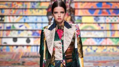 Пэчворк в новой коллекции Dolce &amp; Gabbana