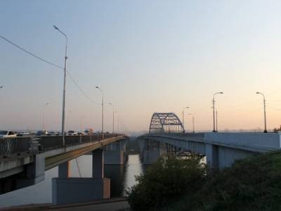 В Уфе на стройке нового моста через Белую серьёзно пострадал рабочий