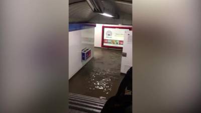 В Мадриде из-за ливня затопило несколько станций метро