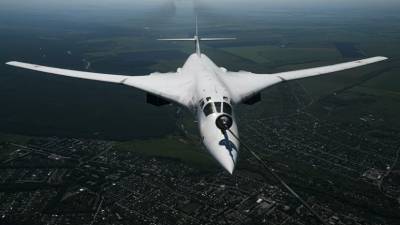Российские ракетоносцы Ту-160 пролетели вдоль границ Белоруссии