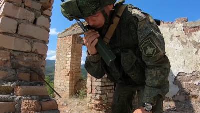 Мотострелки уничтожили «боевиков» на учениях в Южной Осетии