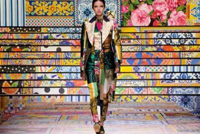Dolce & Gabbana представил новую коллекцию одежды из лоскутов ткани