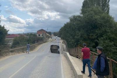 В Буйнакском районе Дагестана обрушился мост