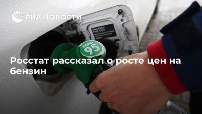 Росстат рассказал о росте цен на бензин