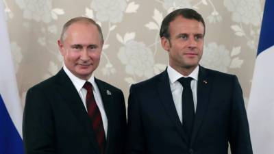 Во Франции начали проверку из-за публикаций о беседе Макрона и Путина